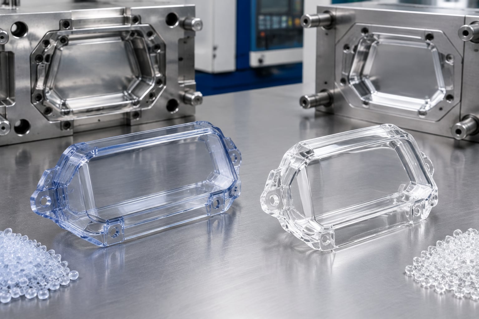 Polycarbonate vs. Acrylic for Clear Injection Molded Parts