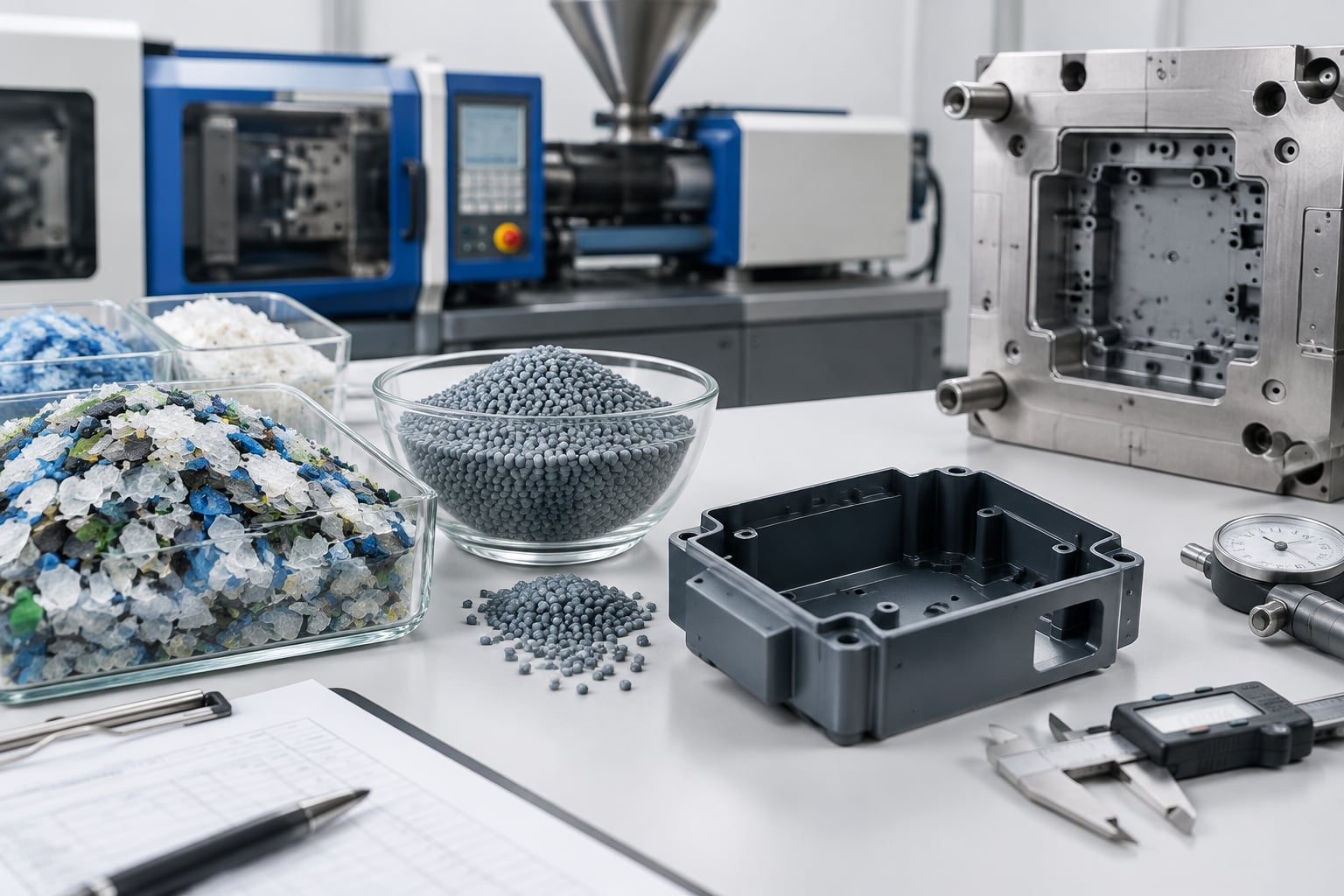 Recycled Plastic Injection Molding Quality and Resin Selection