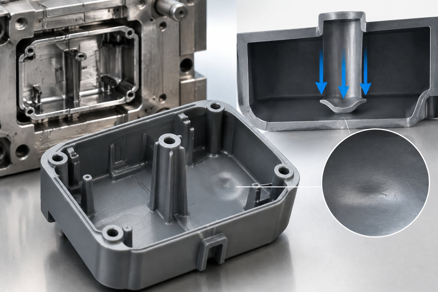Sink Marks in Injection Molding Causes and Practical