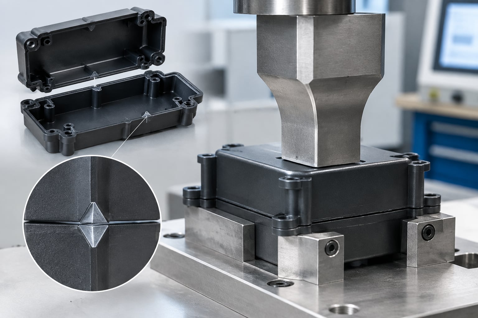 Ultrasonic Welding of Plastics Joint Design for Molded Parts